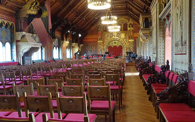 Great Hall in Wartburg Castle // Photo by Maureen Stone